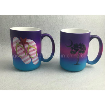 Taza del color del arco iris, taza del aerosol de la lluvia del color 15oz, taza promocional